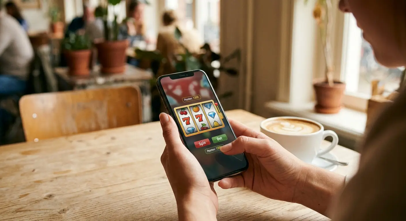 Mobiel gokken bij online casino zonder Cruks op smartphone